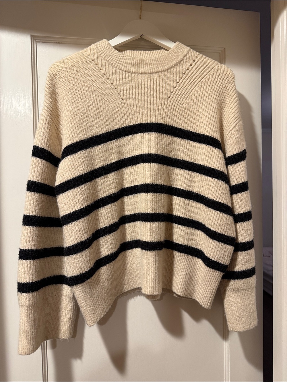 Zara oversized striped sweater